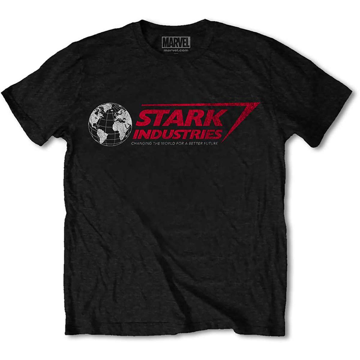 Marvel Comics Stark Industries Official Tee T-Shirt Mens Unisex (Small) Black