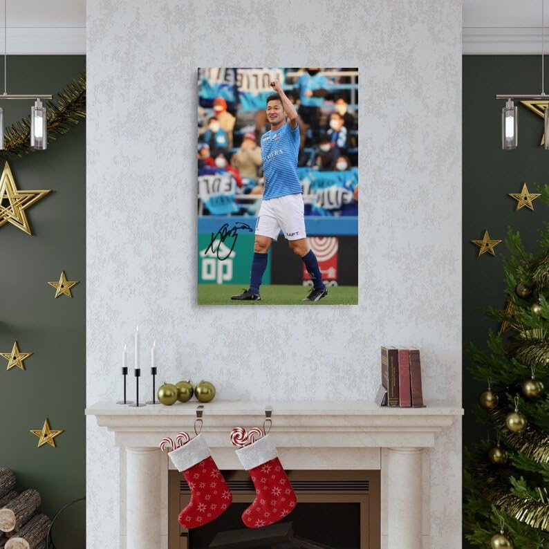 Amazon.co.jp: 三浦知良サッカースーパープレイヤーポスター壁画