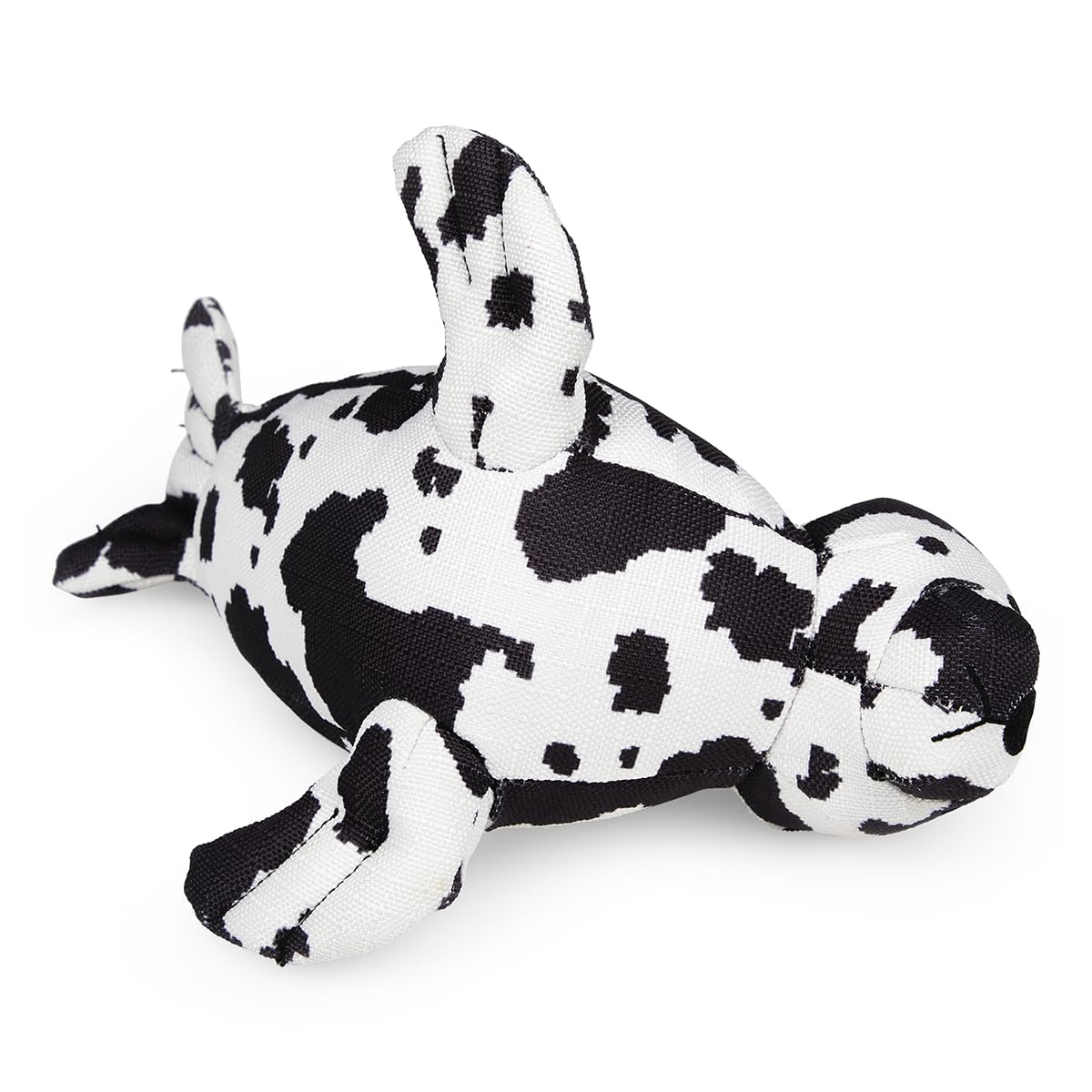 Petface Planet Ocean Cycle Sienna Seal Plush Dog Toy (Pack of 1), Black and White - Image 4