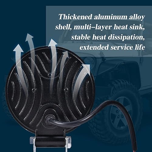 Miniatura 6 de Luces todoterreno, barra de luz LED, luces antiniebla LED de 3.4 pulgadas y 42 W, cápsulas de luz LED, cápsulas LED impermeables, luces de trabajo