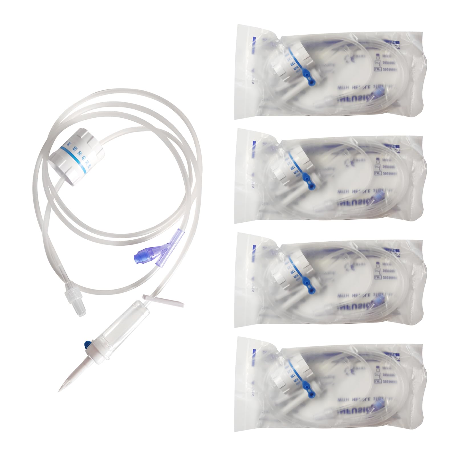 (8PCS/Box) IV Extension Set, IV Tubing,Precision Regulator, Sterile Individually Packaged, for Laboratories and Veterinary Use(8PCS/Box) — Amazon image 5
