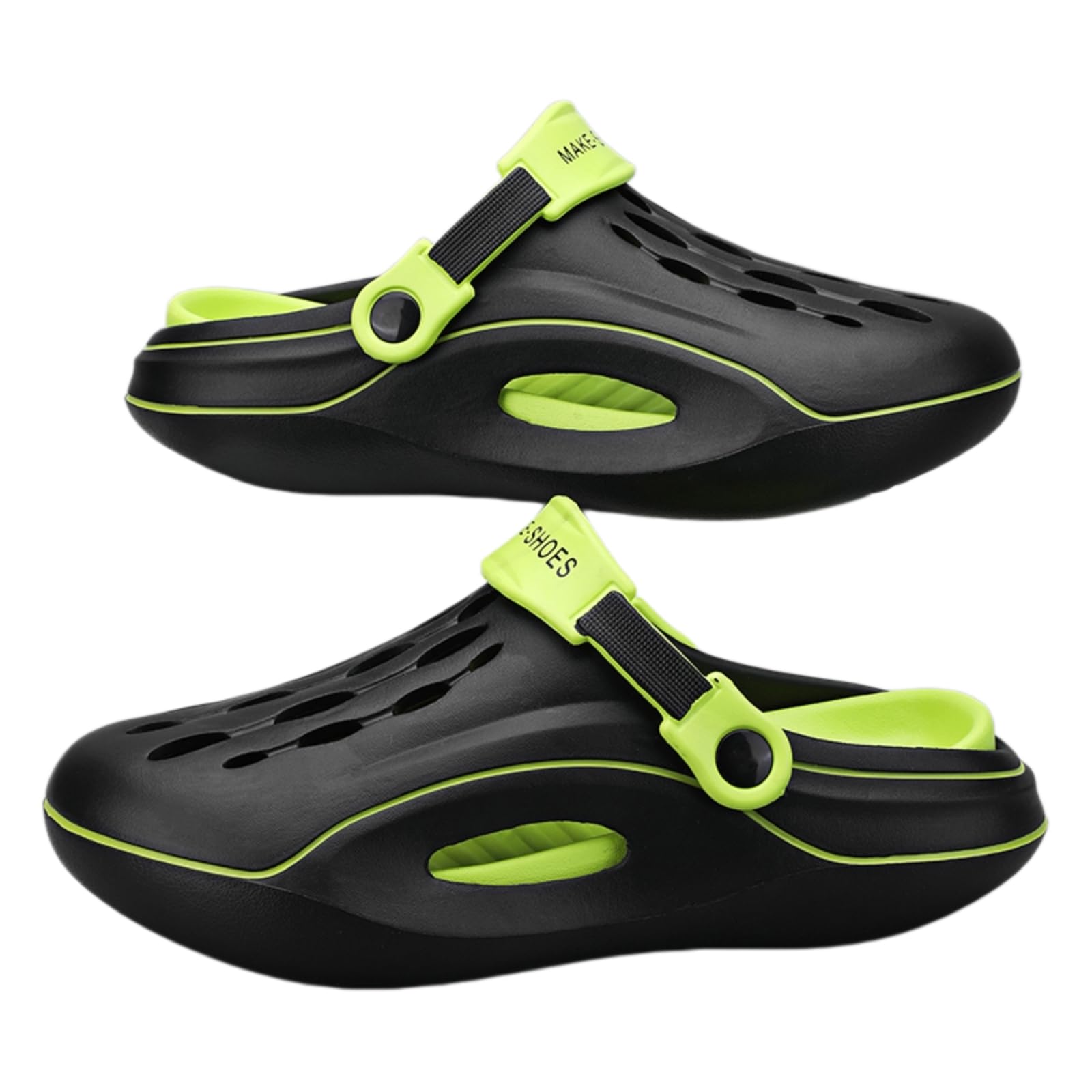 WANGSHUO Letnie kapcie unisex Eva Clogs Slides, wygodne oddychające sandały, wsuwane buty na co dzień na plażę do ogrodu na zewnątrz codzienne noszenie