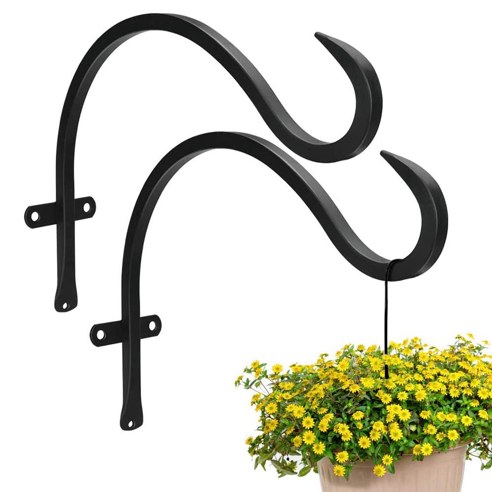 2 Pezzi staffe per cestini da Appendere, Lanterne da Giardino Ganci da