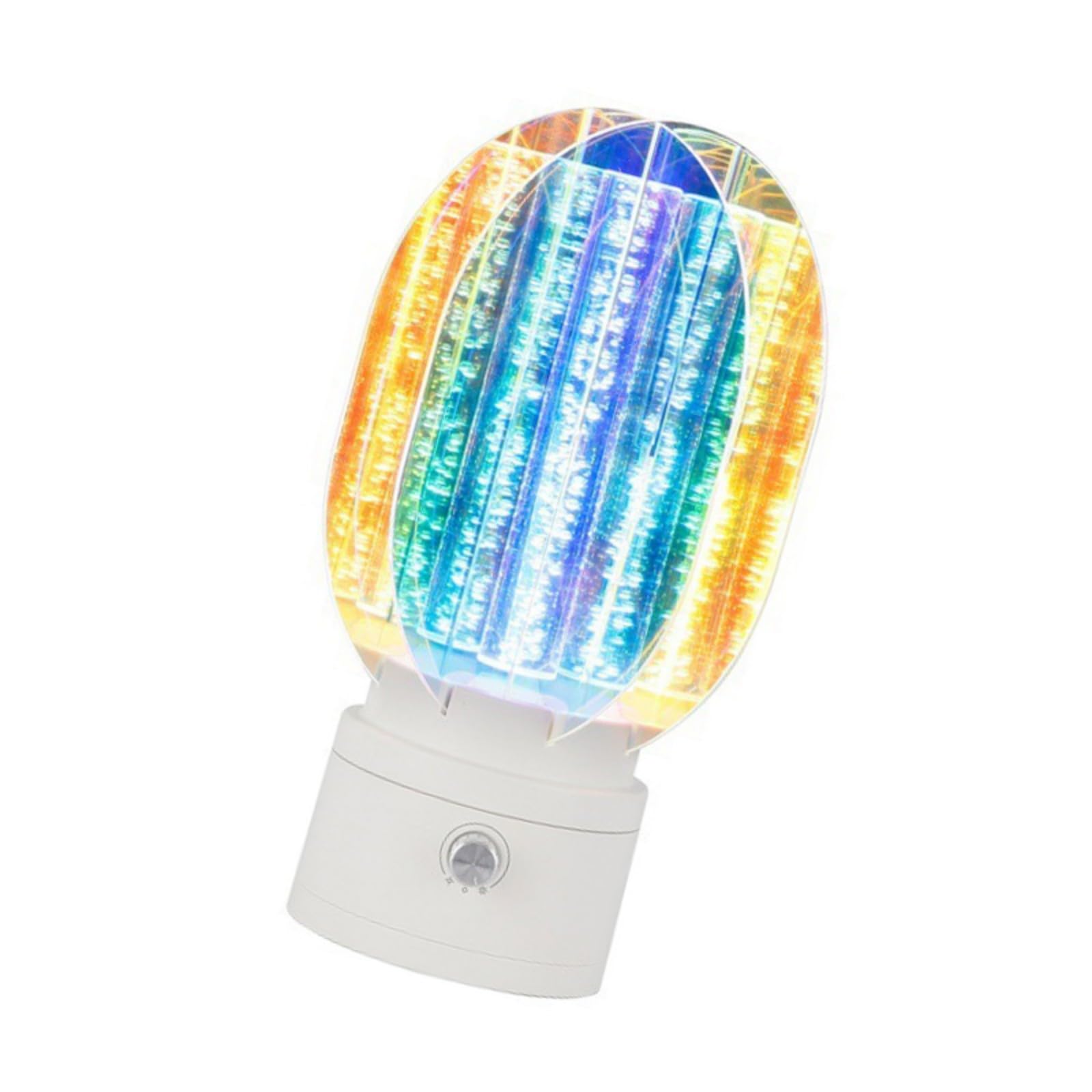 Jazuaiao Whirling Morning Night Light Rechargeable LED Slide Transportable Bedroom Deck Peaceful Mood Present Concept USB Charging Transportable Night Light