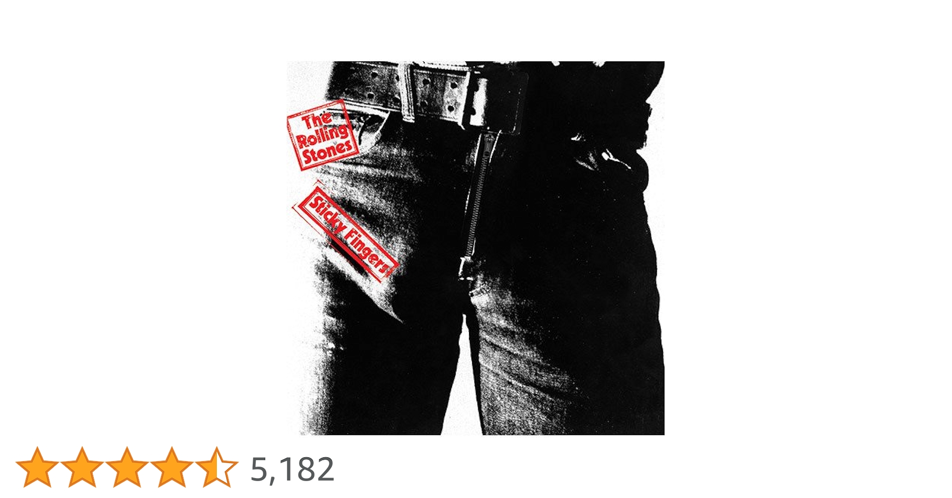 希少❣️The Rolling Stones Sticky Fingers初回盤 Amazon.co.jp: Sticky Fingers: ミュージック