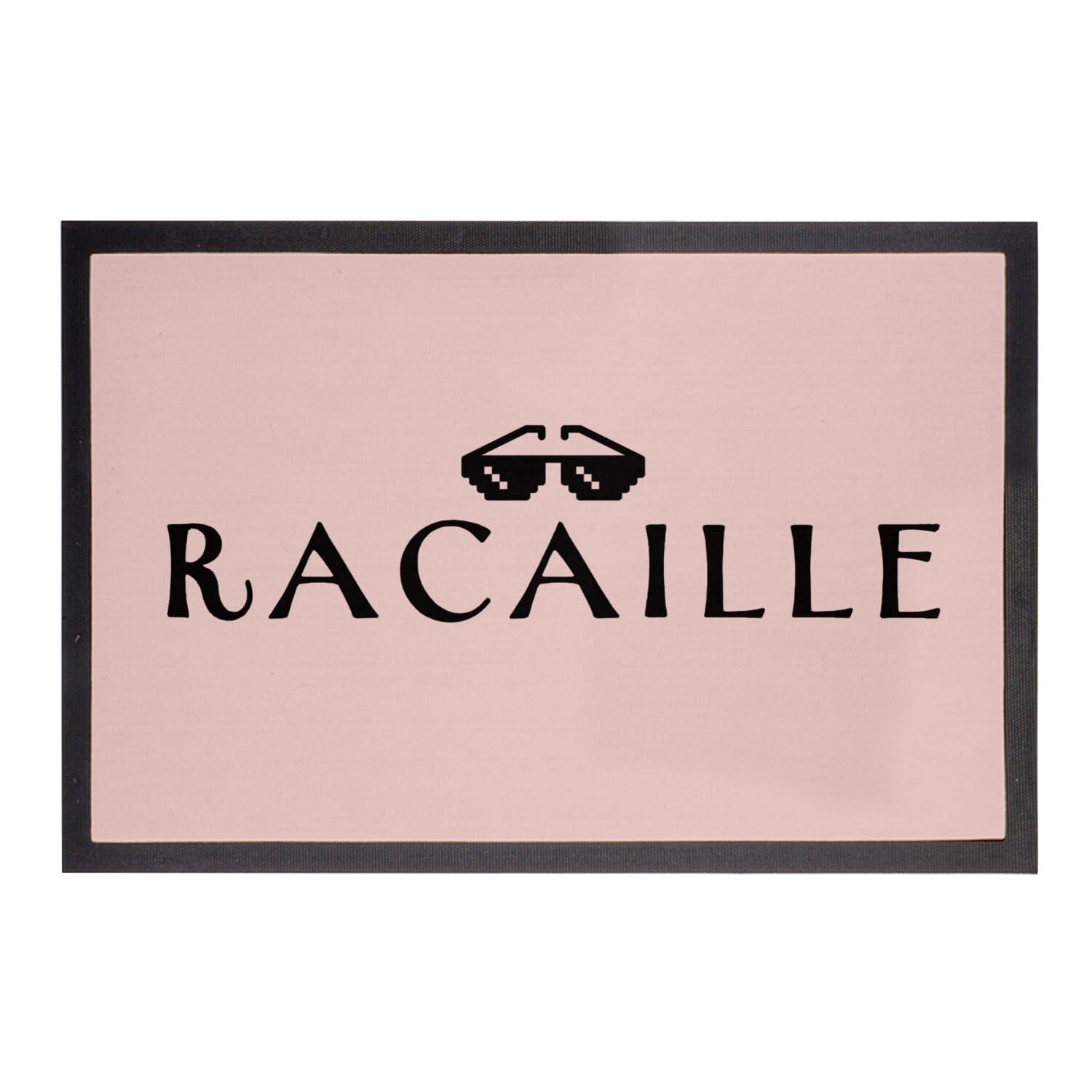Paillasson rose Thug Life pour rompre la monotonie d'un tapis entrée classique