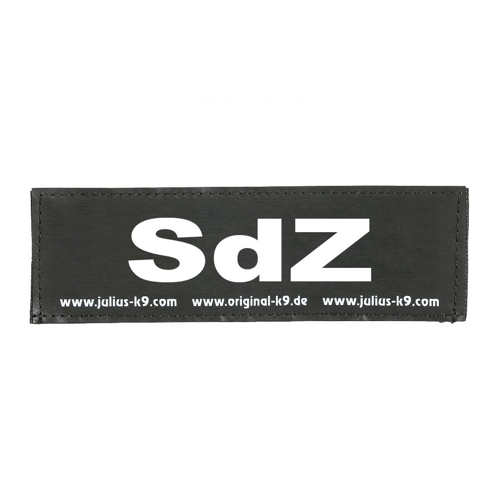 Interchangeable Patches, 1 pair, SdZ, Size: Large, Black