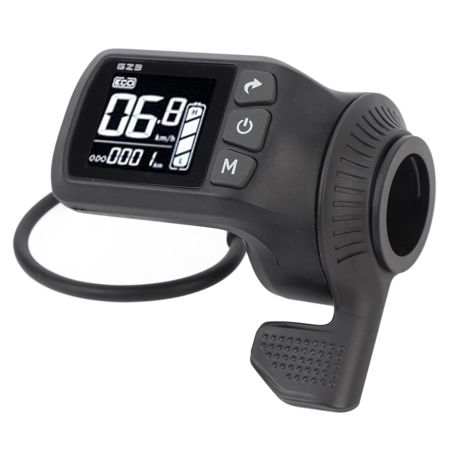 LCD-Display für Elektrofahrräder, Wasserdichter ABS-Hintergrundbeleuchtungsbildschirm mit 5-poligem Anschluss, für 24 V, 36 V, 48 V, 60 V, Elektrofahrräder, Roller