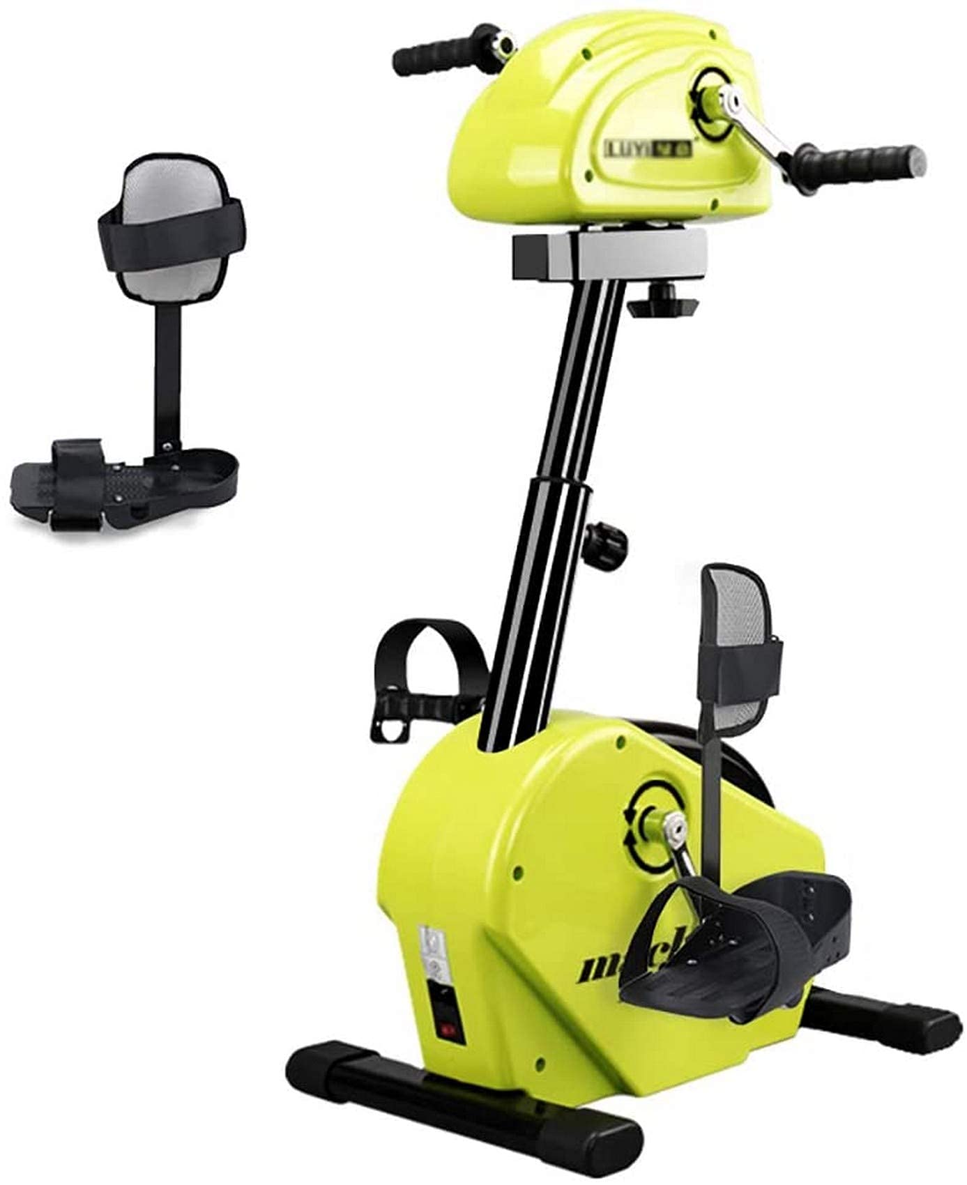 Amazon.co.jp: 固定式フットペダルエクササイザーサイクルバイク、腕と