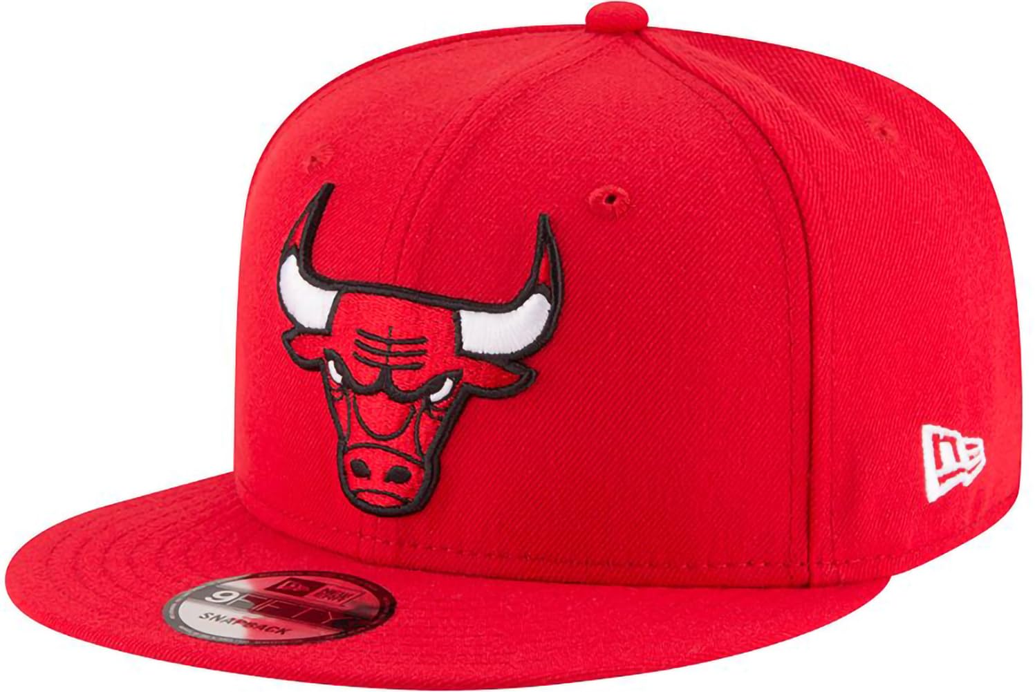 New Era Unisex Chicago Bulls Nba 9Fifty Adjustable Snapback Hat Cap One Size Fits All, One Size
