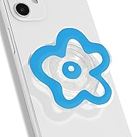 Vista 19 de OnTheGrip Lindo Diseño Transparente en Forma de Flor de Margarita Soporte de Teléfono Móvil Plegable Multifuncional para Smartphone, Tablet