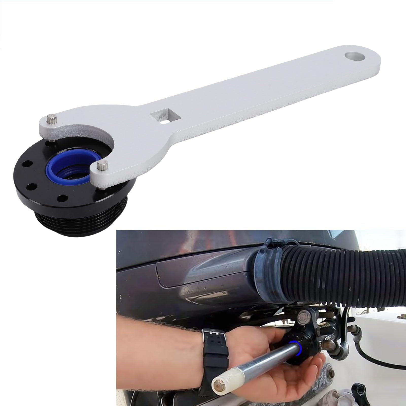 VBESTLIFE Kit di Guarnizioni per Kit di Guarnizioni per Cilindro dello Sterzo Idraulico sea star con Chiave a Perno, Sostituzione per HS5157 HC5340 HC5341 HC5342, Materiale in Gomma