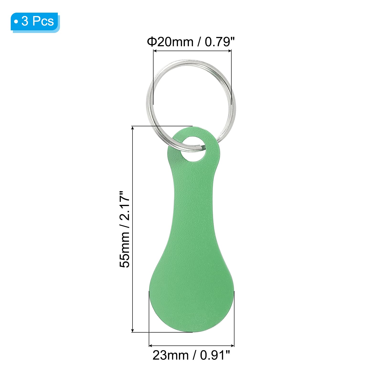 PATIKIL Shopping Trolley Token Key Ring - Image 2