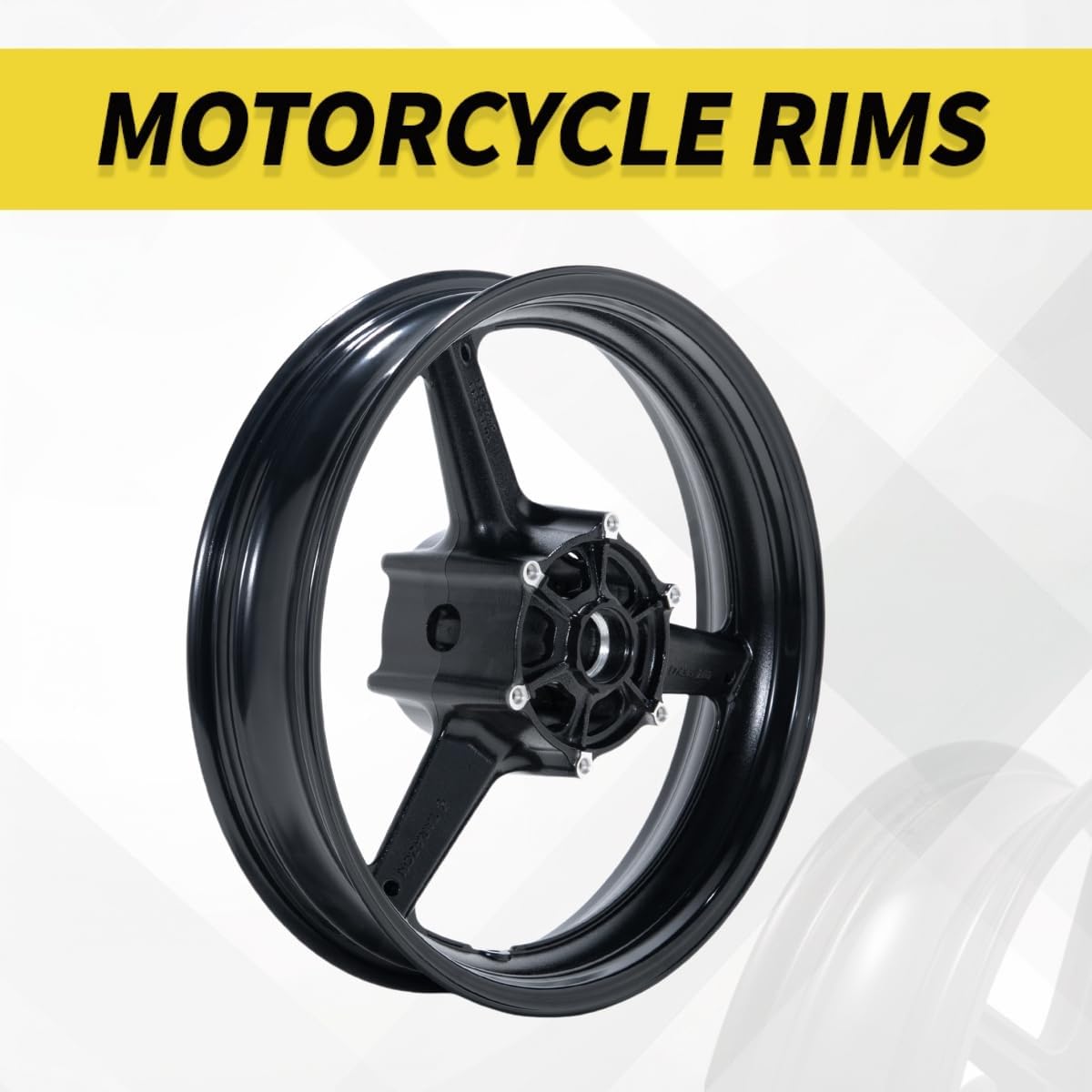 17"x3.5" Black Front Wheel Rim for Yamaha YZF R1 98-03 R6 99-02 FZ1 01 02 R7 1999