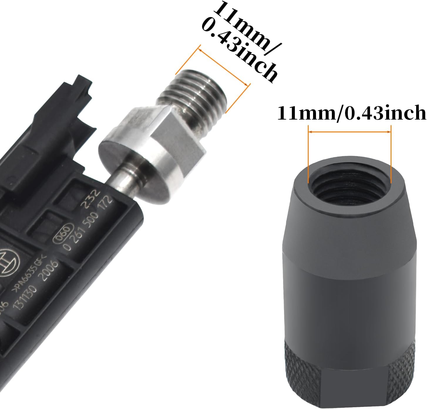 Fuel Injector Removal Tool, Injector Slid Hammer Puller, Compatible with BMW N14 N18 N20 N26 N53 N54 N55 N63 S63