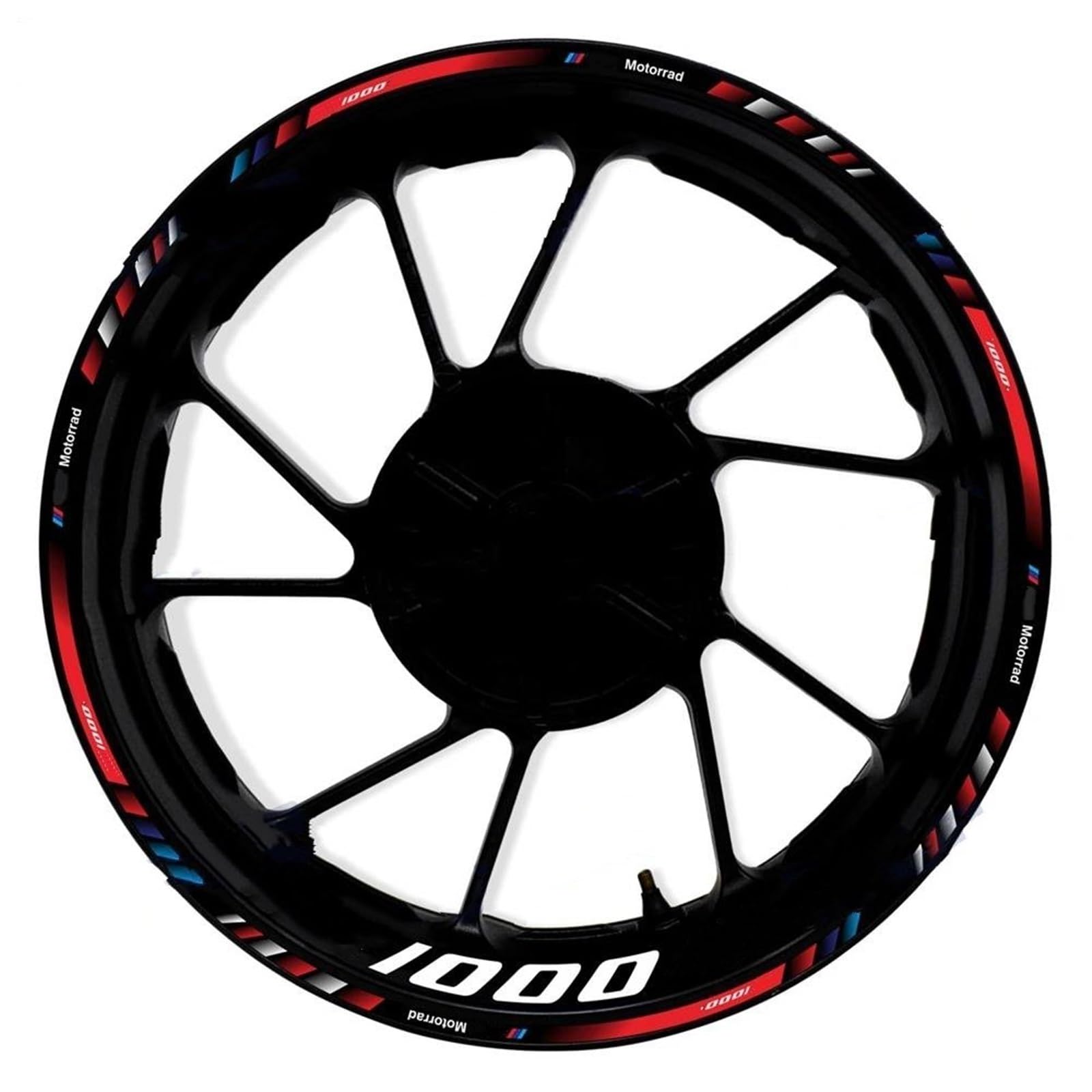 Reflective Accessories Motorcycle Wheel Stickers Rim Stripes Waterproof Tape for S1000RR S1000 RR HP4