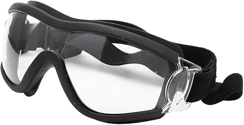 Miniatura 9 de Gafas protectoras para mascotas anti-UV, resistentes al viento, impermeables, para perros medianos o grandes (transparentes)