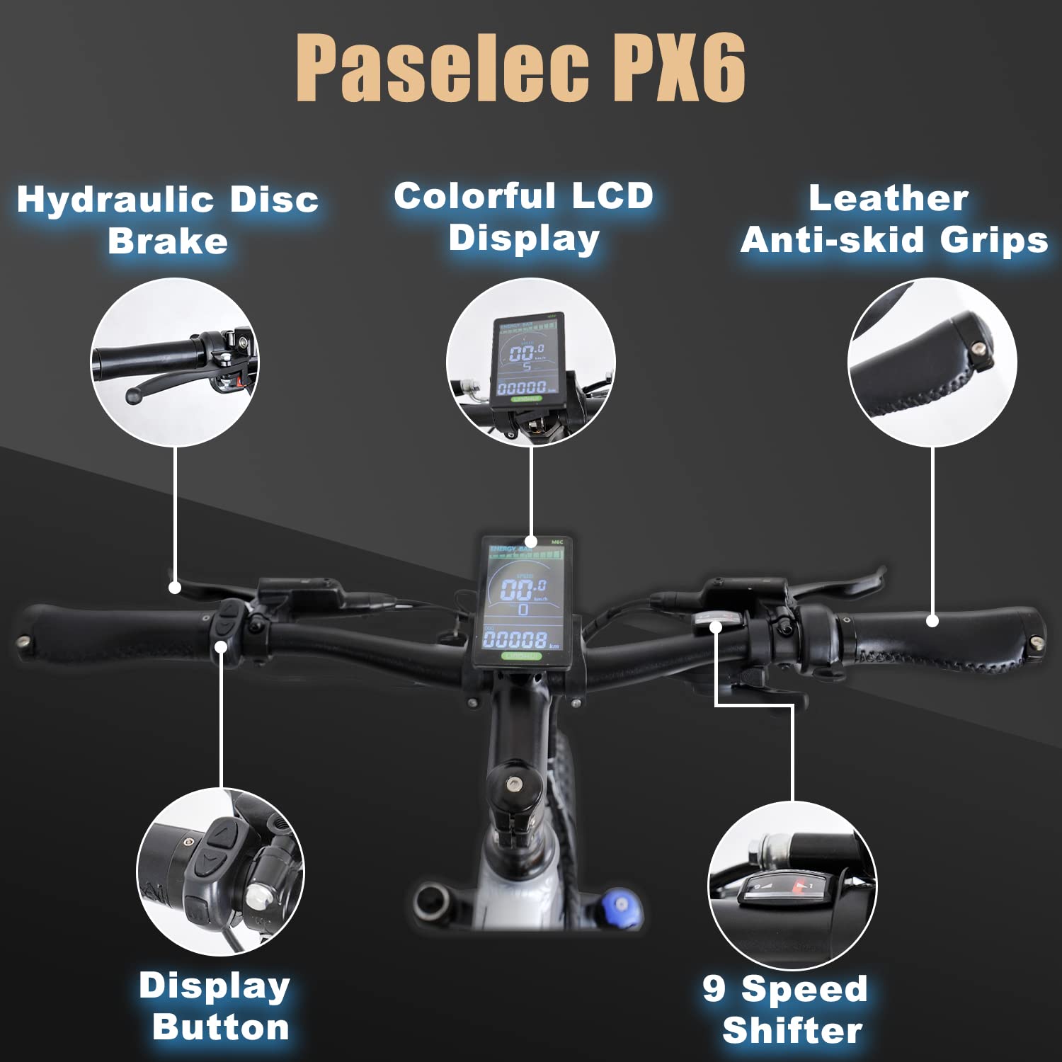 PASELEC Electric Bikes for Ad...B09MTJTRCY