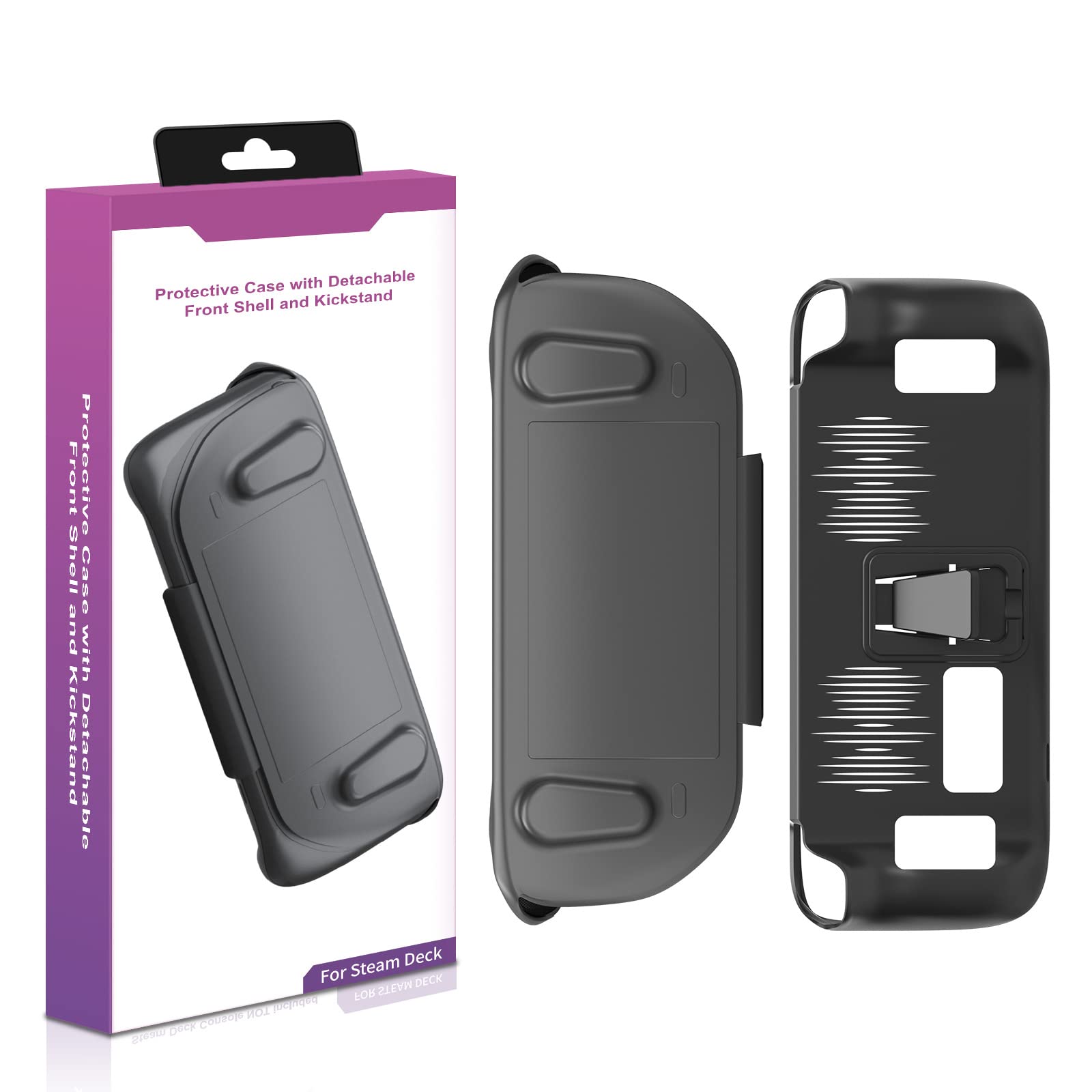 For Steam deck Protective Case Cover Skin, TPU Carrying Case with Removable Cover, Shock Absorption, Impact Resistance, Game Console Case