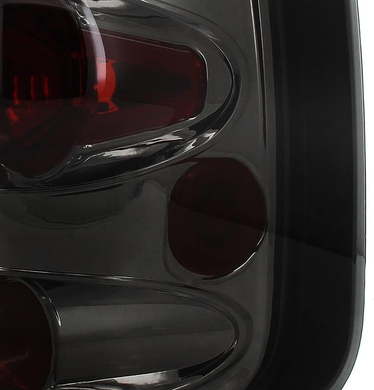 SPEC-D TUNING Smoke Lens Tail Lights Compatible with 2004-2008 Ford F-150 Styleside, Left + Right Pair Assembly