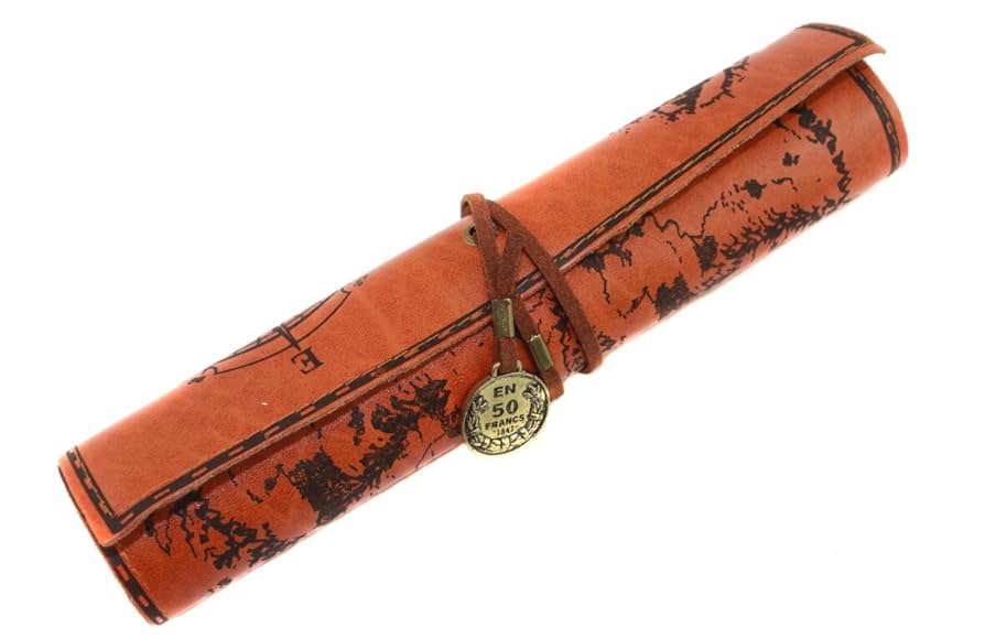 Amazon | naissant ペンケース ロール 型 紐 ペンケース 収納