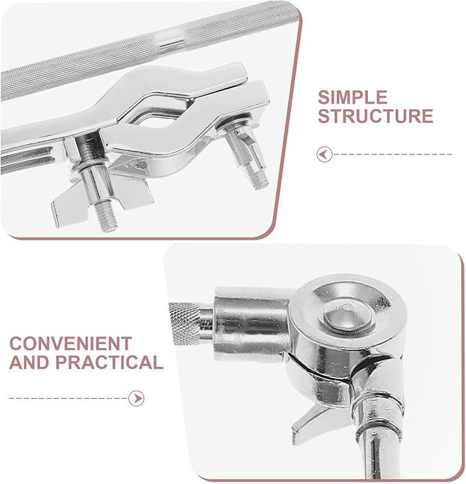 Brazo Extensor para Platillo con Clamp 32cm para Batería miniatura 9