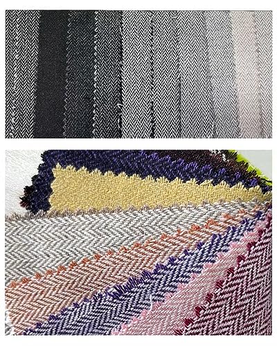 HZUOU Notch Lapel Herringbone Tweed Men Suits Wool Blend Wedding Tuxedo for Men Slim Fit One Button Jacket Vest Pants UOU324