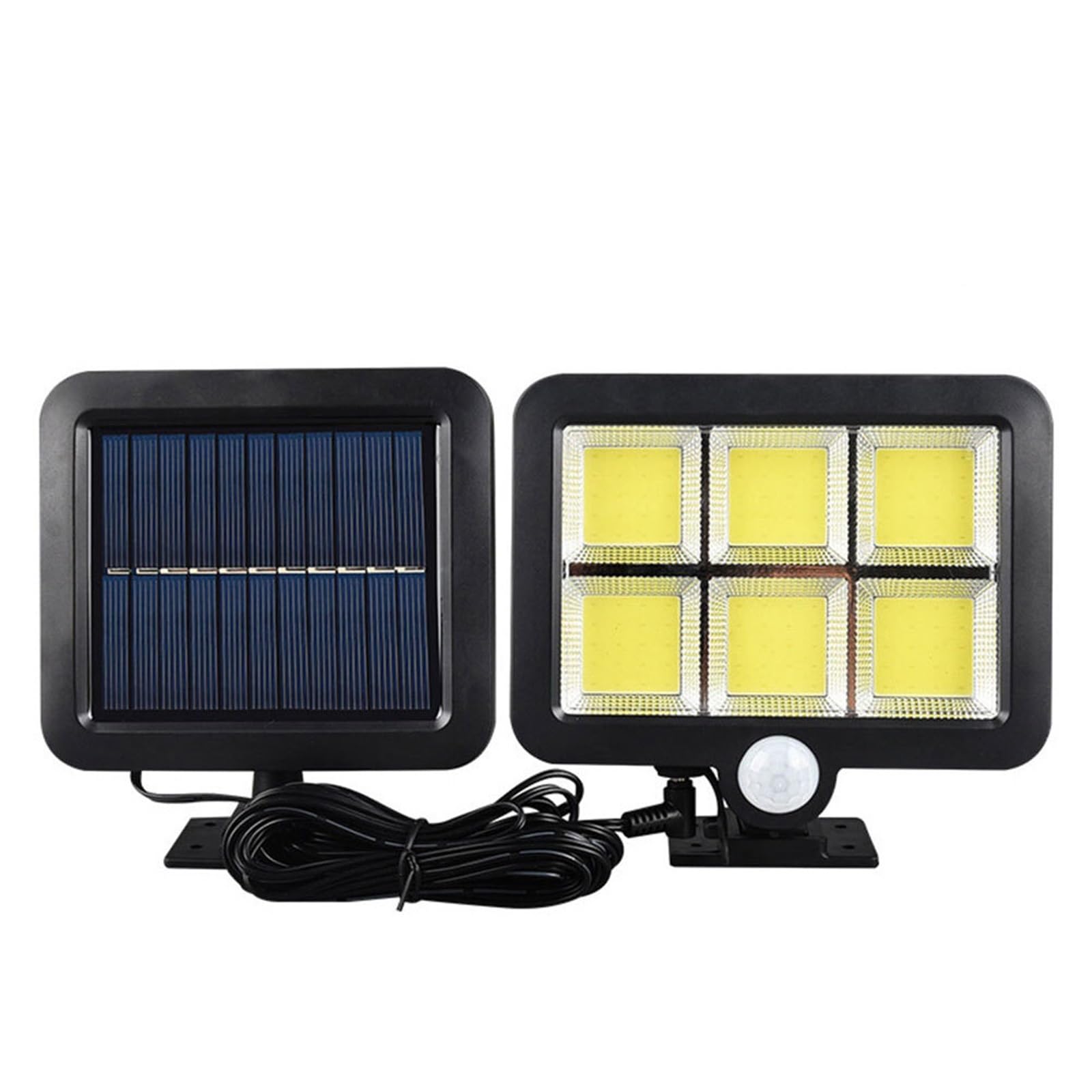 Ljljcqcns Solar Lamp-6Cob Motion Sensor Solar Split Lights Decoration 3 Modes Outdoor Ip65 Waterproof Emergency Wall Courtyard Lamp(Solar Lamp-6Cob)