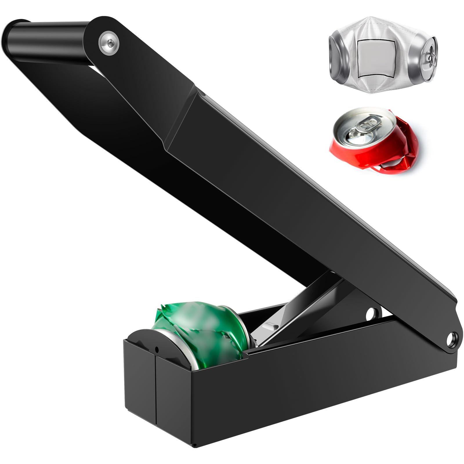 Abizarch Can Crushers Wall Mounted Can Smasher Efficient Can Crusher Machine Ergonomic Tin Can Crusher Manual Metal Can Crusher Space Saving Soda Can Crusher for Recycling Soda Beer Cans ZHAZHAMO