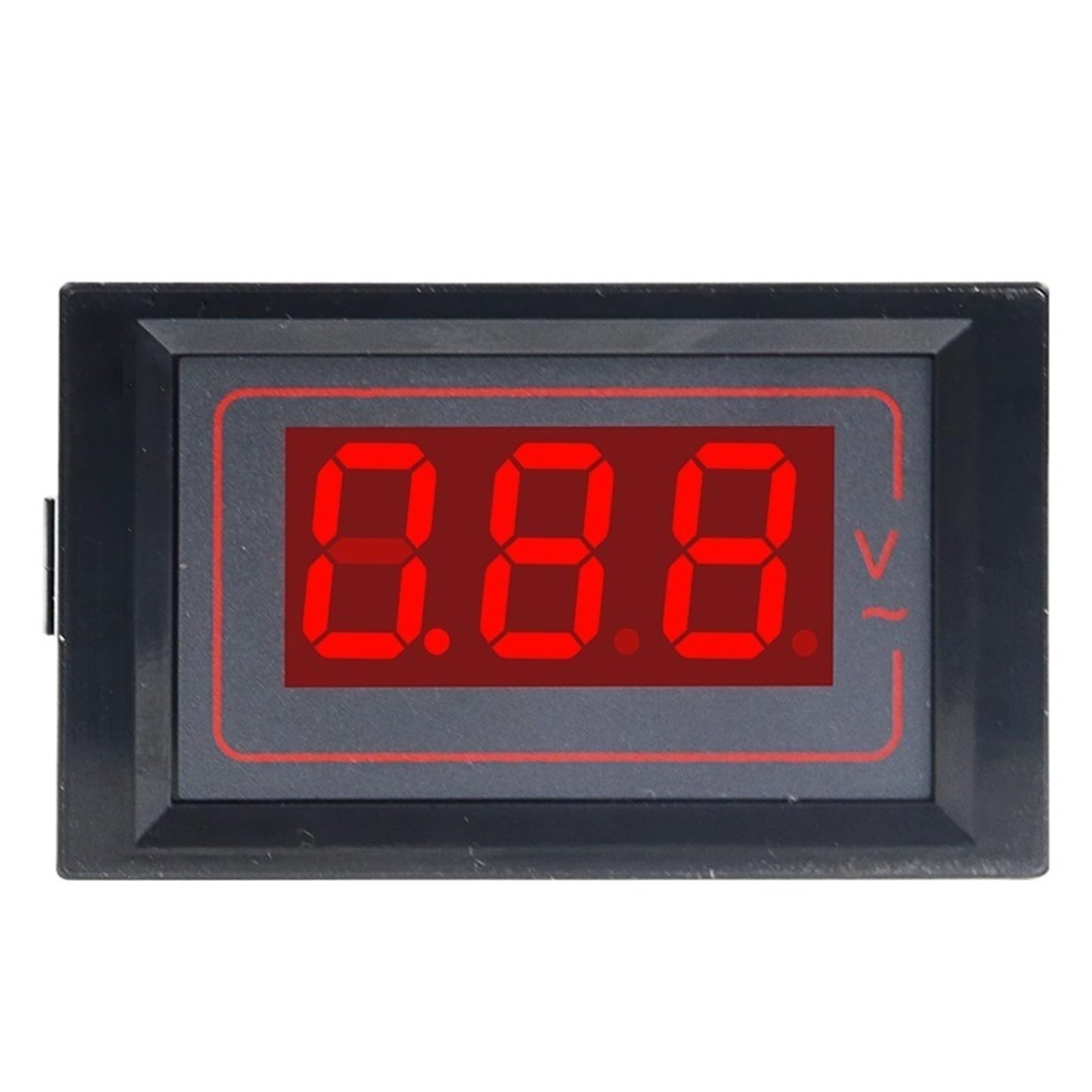 Voltmètre numérique AC 50-500V à LED pour contrôle de tension instantané et sans pile