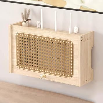 Wall Shelf Floating Shelf Wall mounted TV Cabinet Set-top box Router Sky Box TV Stands Multimedia Console Decoration Shelves TV unit Small shelf Wall Multimedia Power Socket Shelter Box TV bracket