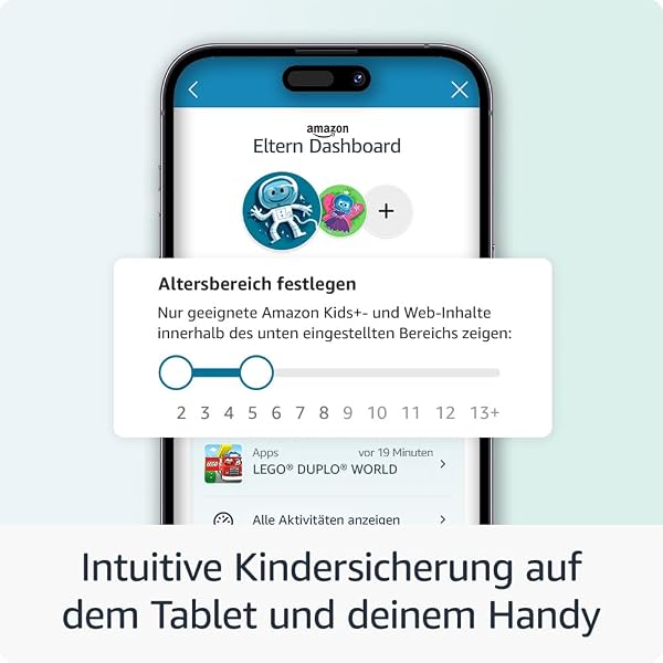Amazon Fire HD 8 Kids-Tablet (Neueste Generation), für Kinder von 3-7 J. | 3 GB RAM, werbefreie Inhalte, integrierte Kindersicherung, 13 Std. Akkulaufzeit, 32 GB, violett (2024) - 5