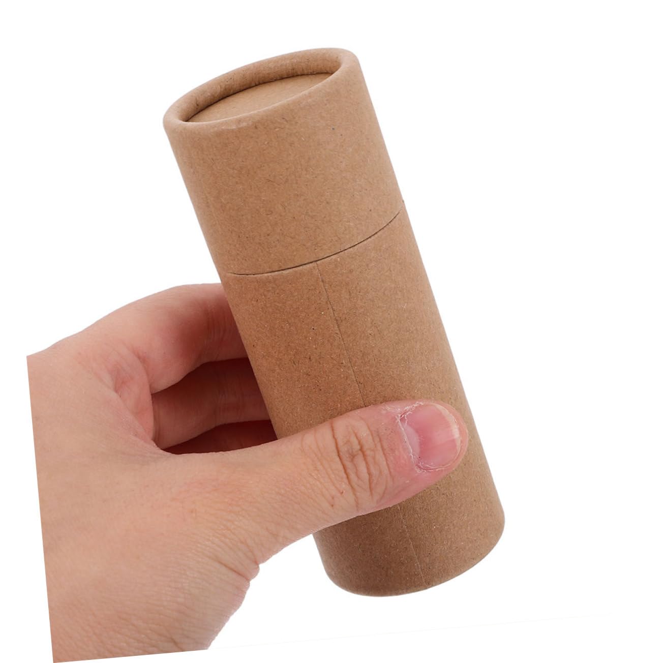 ULTECHNOVO 20 Stück Runde Pappkartons aus Braunem Kraftpapier Multifunktionale Verpackungsröhren für Tee und Ätherische Öle Vielseitig Einsetzbare Geschenkboxen für Besondere Anlässe
