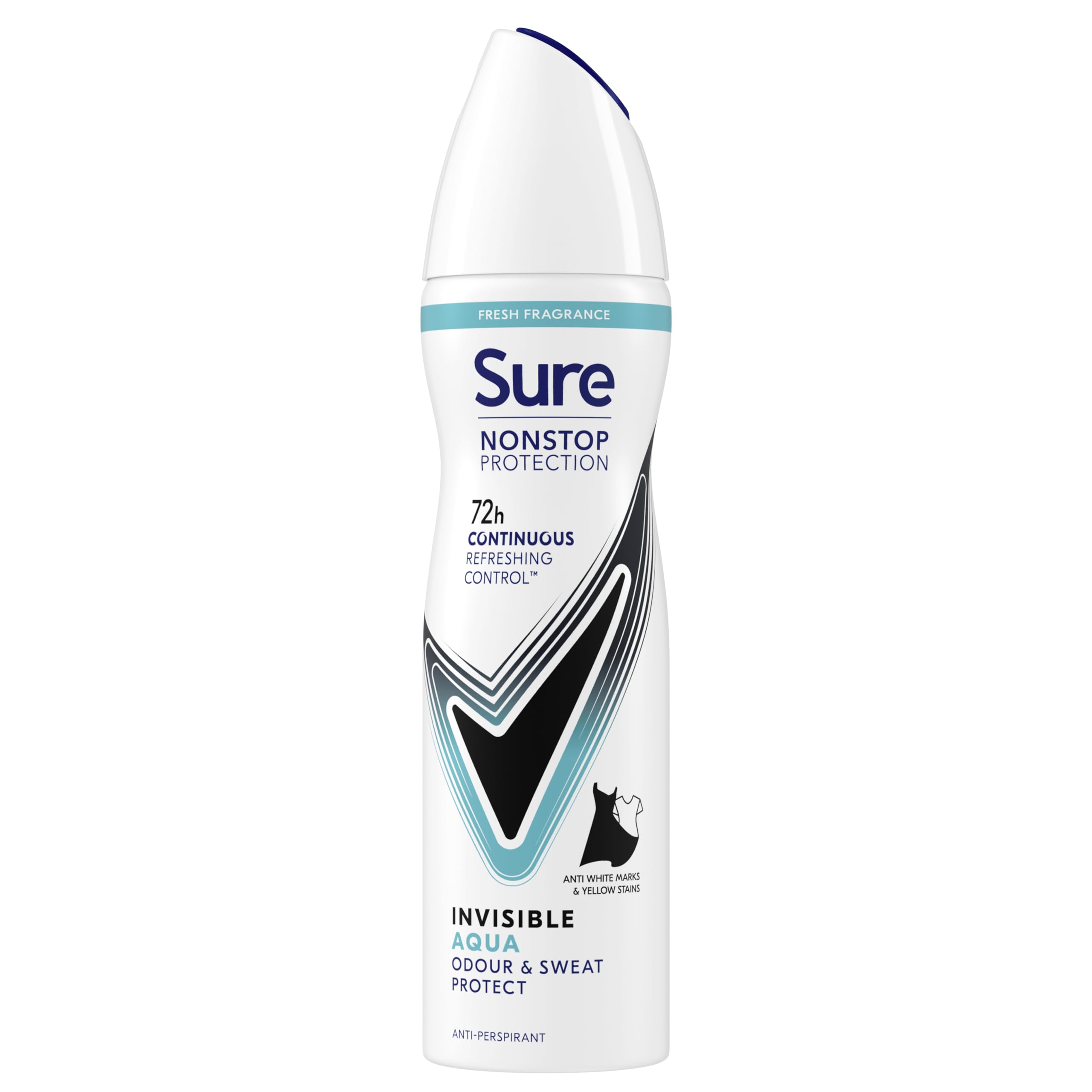Sure Nonstop Protection Invisible Aqua Anti-Perspirant Aerosol 150 ml