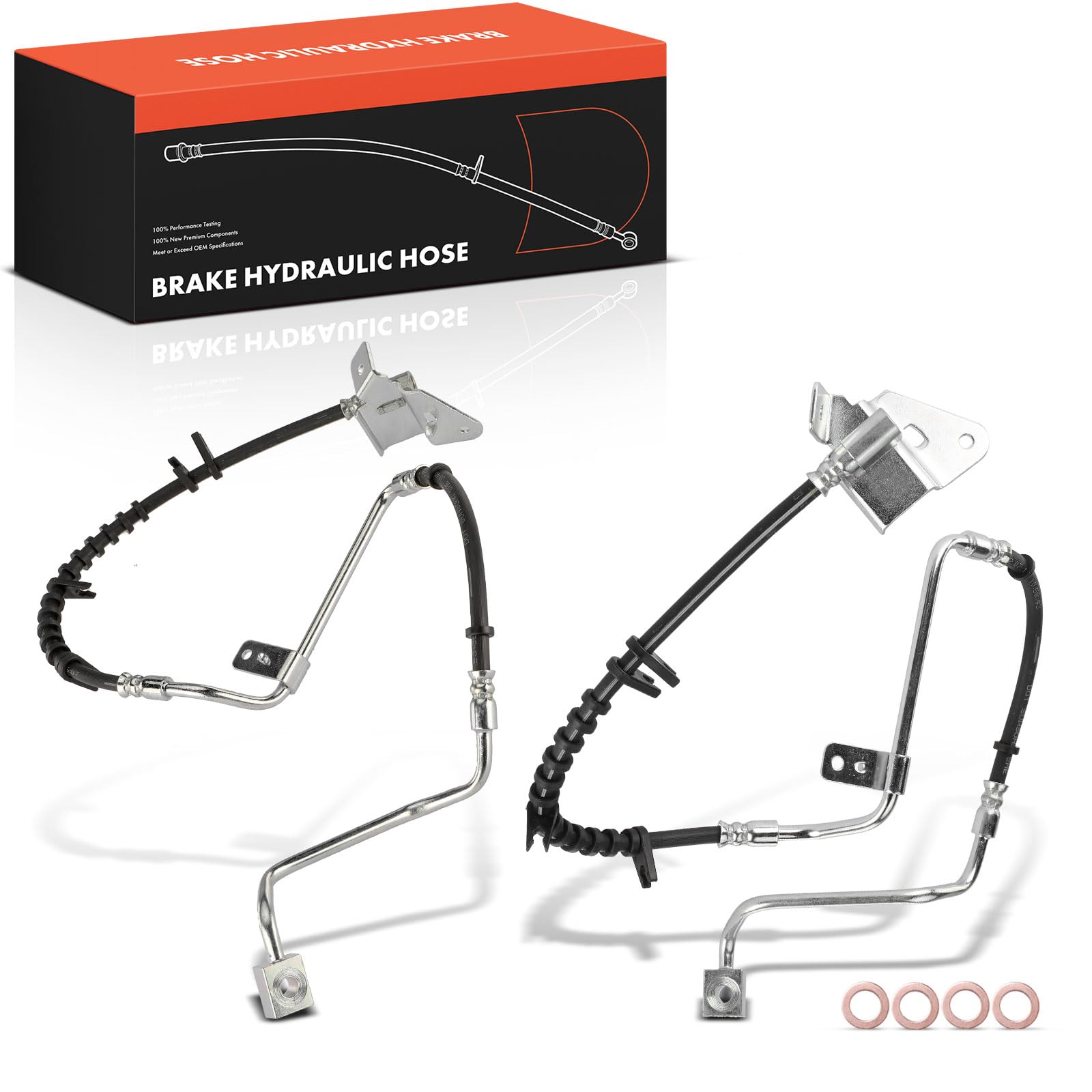 Frankberg 2 mangueras de freno delantera izquierda y derecha 2203271 | Compatible con: Grand Cherokee II WG WJ
