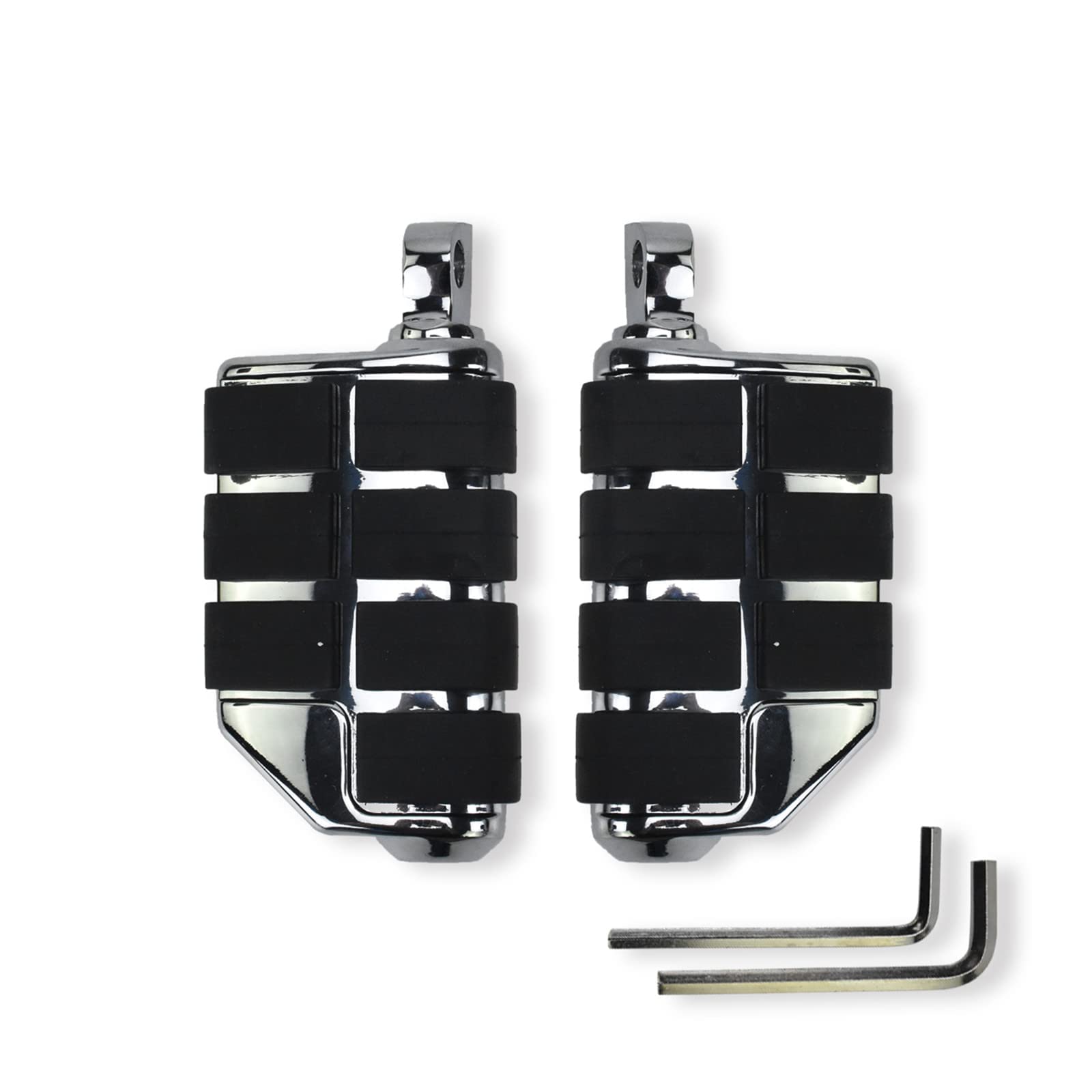 LTMOTO 1,25 inch snelweg haringen, motorfiets korte schuine verstelbare snelweg voetsteunen voor Harley Davidson Touring Road King Road Glide Street Glide Electra Glide Softail Sportster met 1 1/4
