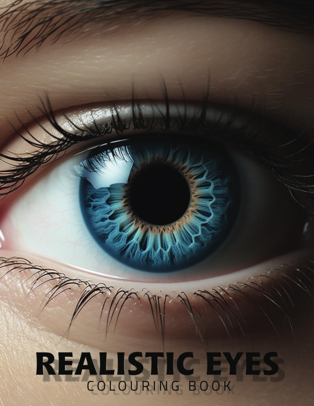 Realistic Eyes Colouring Book
