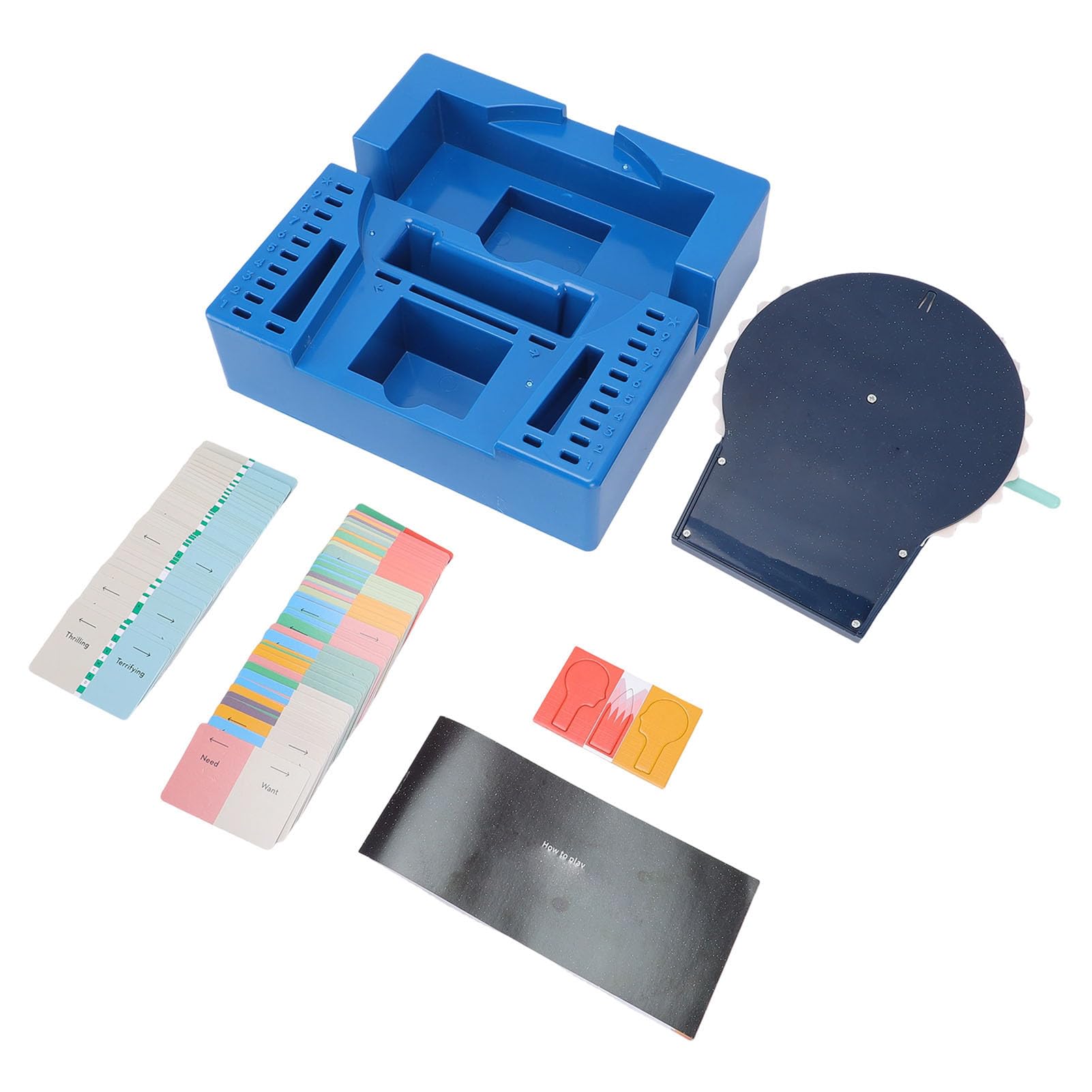 Generic Juego de Mesa Wavelength Telepathic Party Fácil de Aprender para Noches Familiares y Fiestas Grupales Material de Papel