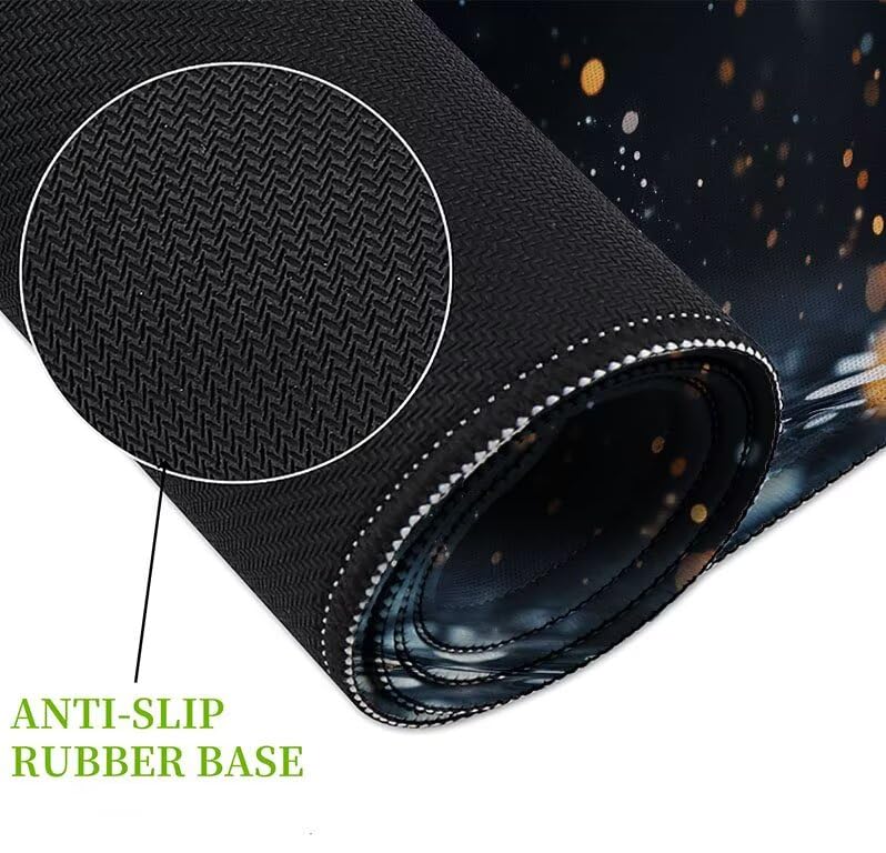 Desk mat grand format papillon RêVe pour harmoniser votre bureau d'ordinateur