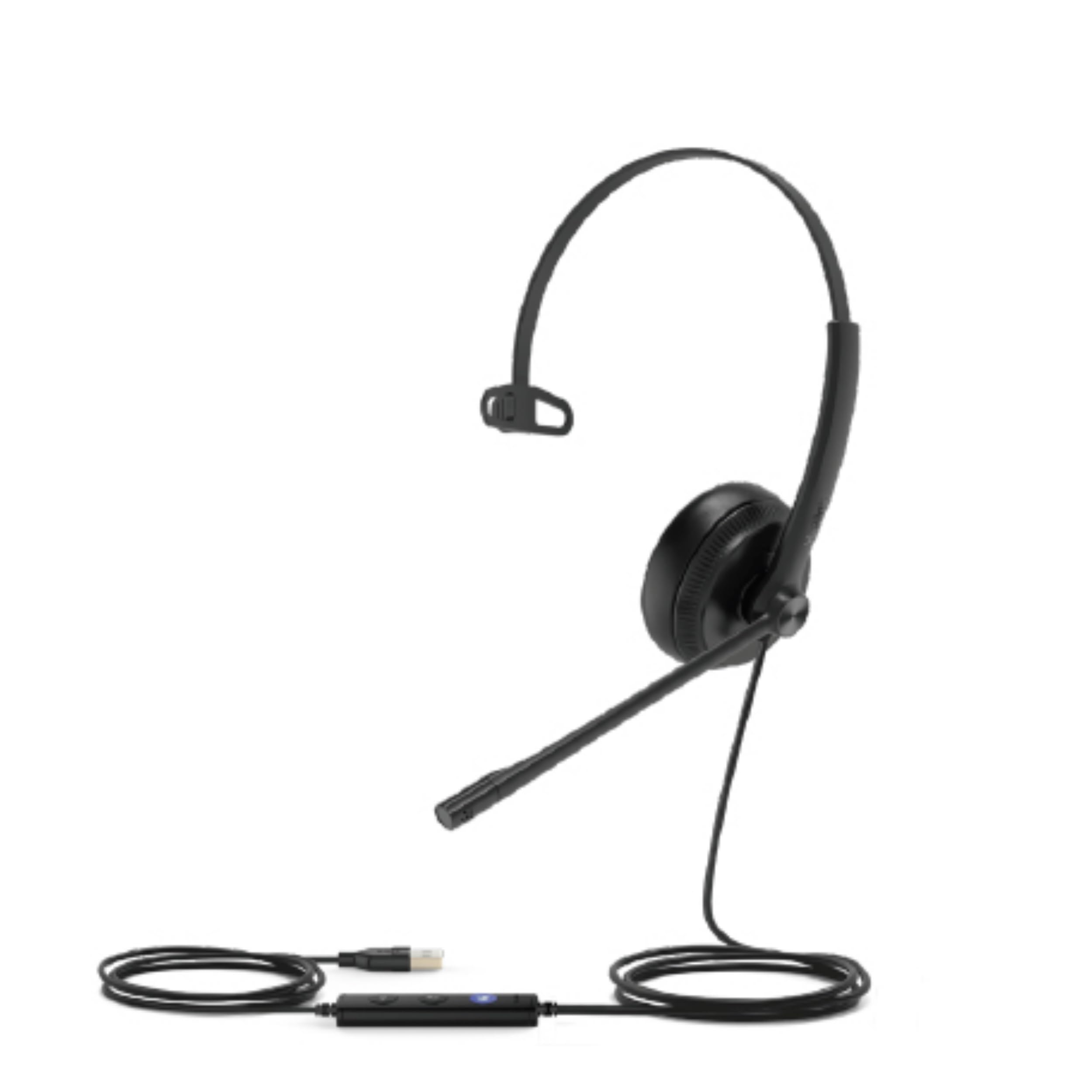 Yealink Telefonia UH34 Lite Mono UC, Auricular con micrófono USB, Negro