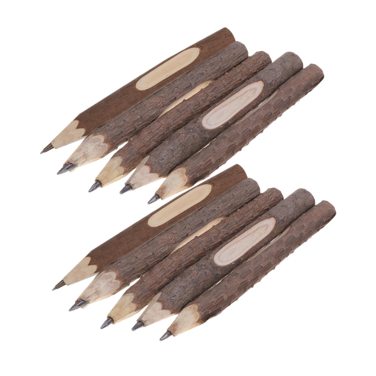 SHINEOFI 50piezas Lápices De Madera Pequeños Unidades Lápices Naturales De Árbol Portátiles y Cómodos Para Escribir Dibujar y Esbozar Para Estudiantes y Artistas