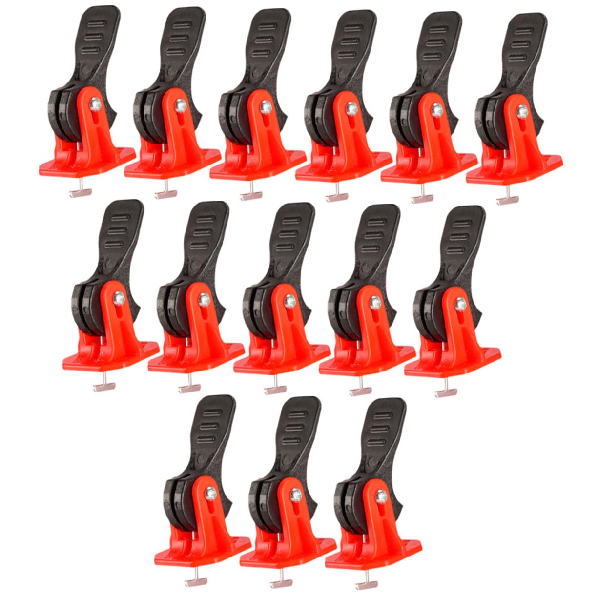 Kit de nivellement pour carrelage réutilisable 50 pièces anti-lippage pour pose précise