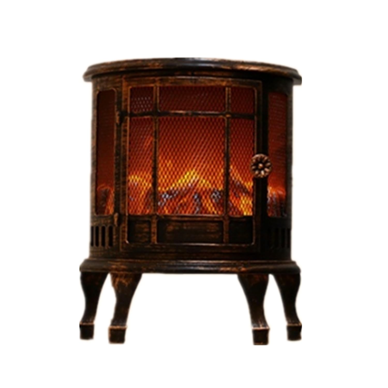 Portable Cozy Fireplace Lantern Winter Home Living Room Restaurant Bar Office Cafe Holiday Festival Decoration