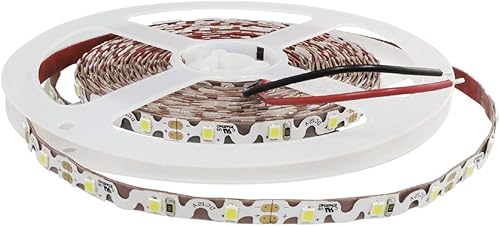 Miniatura 11 de Iluminación LED 24V 16.4ft UL Listed Blanco Cálido 2835 SMD Zig-Zag Tira de luces LED regulables 660lm/m 6.2W/m 300 LEDs 60 LEDs/m IP33 no Blanco