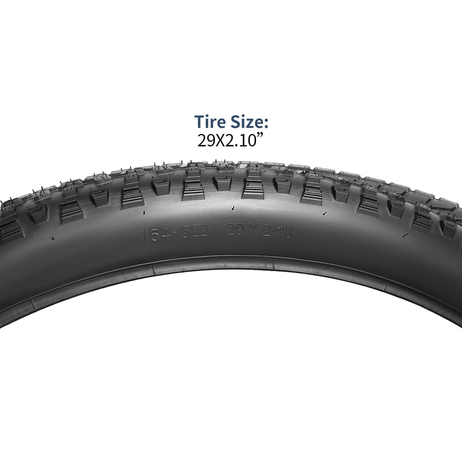 YUNSCM 29 Pulgada Lightweight Montaña Bicicleta Cubierta 29X2.10 (ETRTO 54-622) 60TPI Nylon, Puncture-Resistant, Compatible with 29x2.0 29x2.10 29x2.125 Bicicleta Cubierta-2 PCS (Y-566)
