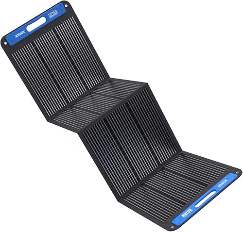 Miniatura 1 de XTAR SP150 - Panel solar portátil de 150 W para estación de energía, cargador solar plegable con soporte ajustable, panel altamente eficiente para