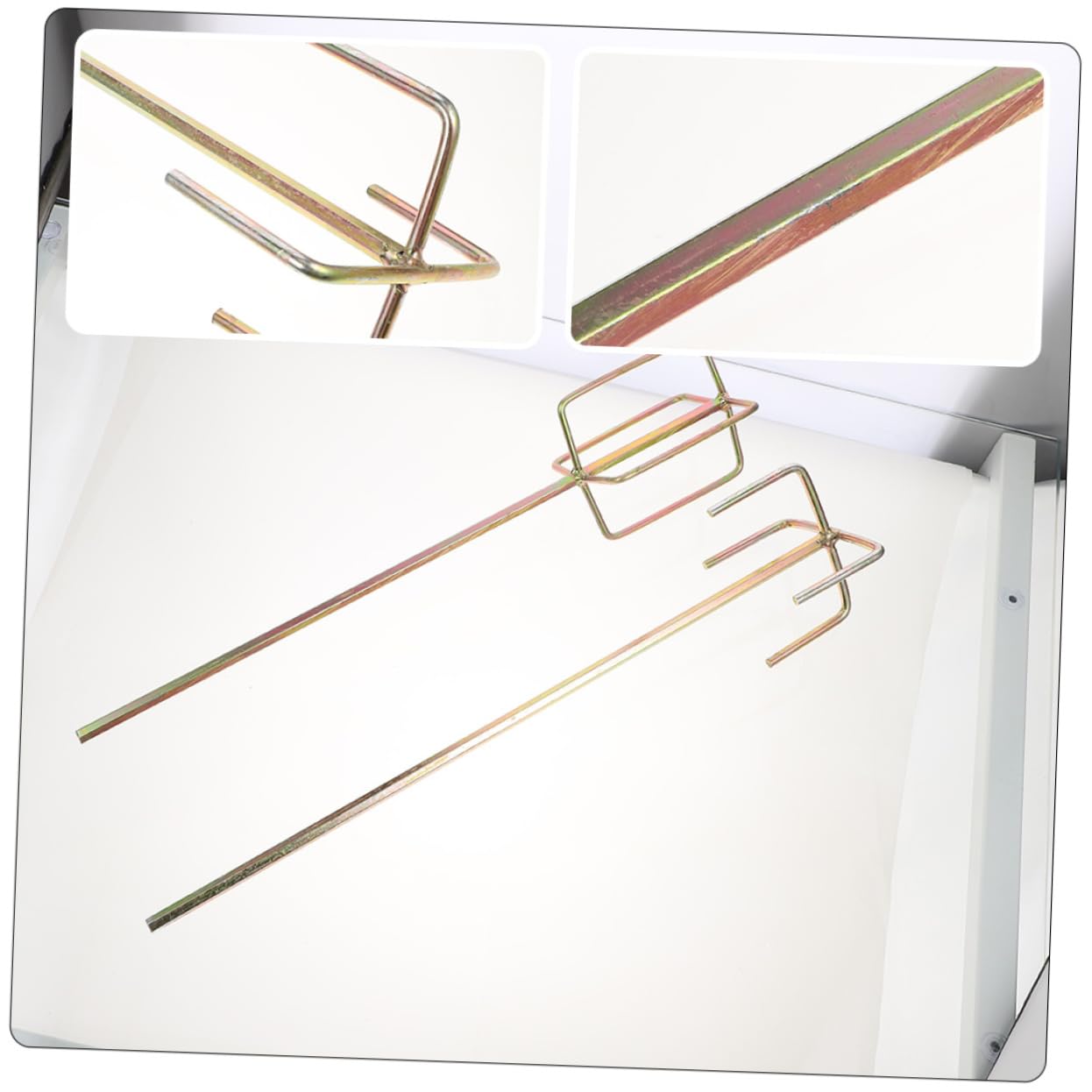 Holibanna 2Pcs Convenient Mixers Durable Mud Mixers for Concrete Paint Coating Portable Stirring Rods for Electric Drill Use for Projects Viscous Fluids