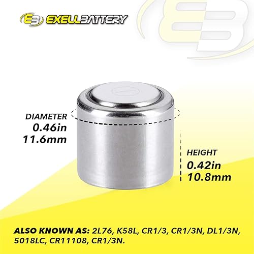 Miniatura 2 de Batería CR13N compatible con Nikon FE10 FM2n FA, Dog Watch R6 R7, PIF-275 CR11108