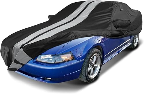 iCarCover Funda de coche personalizada para Ford Mustang GT 1994-2004, Mach 1, SVT Cobra impermeable para todo tipo de clima, lluvia, nieve, UV,