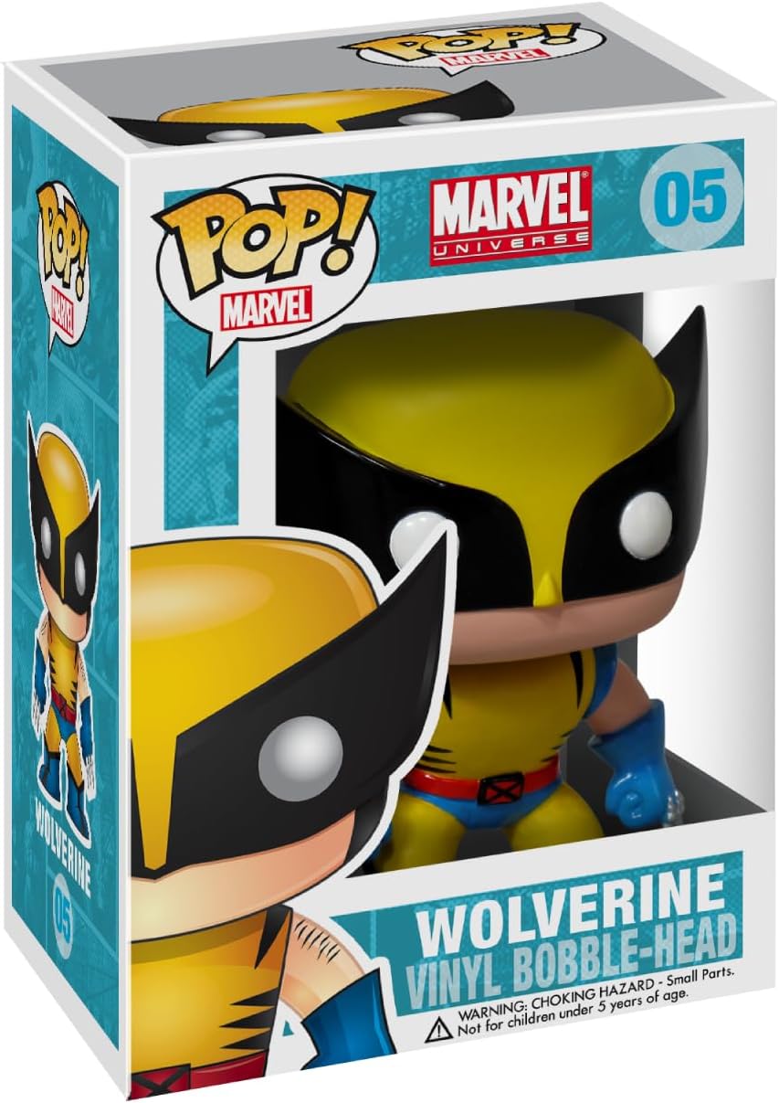 Pop! Vinyl: Marvel : Wolverine - X-Men - Collectable Vinyl Figure - Gift Idea - Official Merchandise - Toys for Kids & Adults - Movies Fans - Model Figure for Collectors and Display